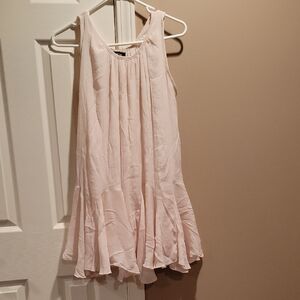 Flowy Cream Sleeveless Dress